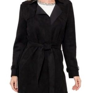 Love Token Faux Suede Jacket